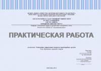 Практическая работа по дисциплине "Таможенное оформление товаров и транспортных средств". Временное хранение товаров