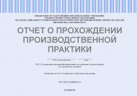 Отчет о прохождении производственной педагогической практики