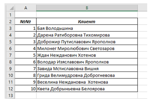 клиенты