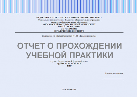 Отчет по учебной практике (таможенное дело) (ООО «Сервис плюс»)